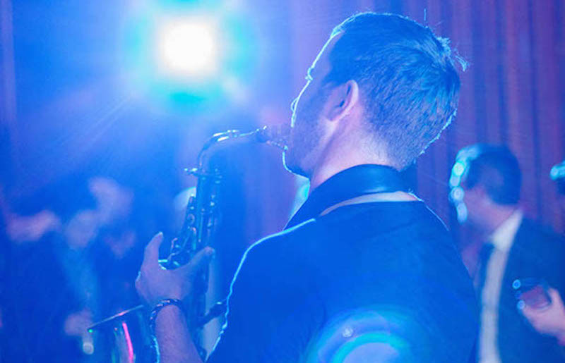 Saxophonist für Firmen-Event